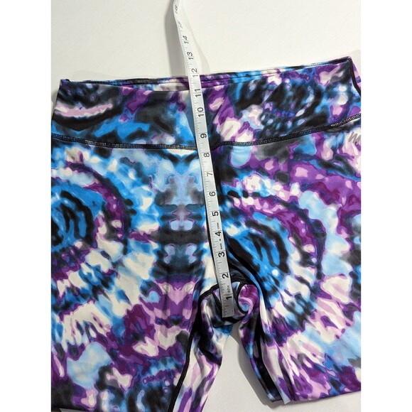 Nicole‎ Miller  Women's Large Multi Color Tie Dye Athletic Capri Pants - Picture 7 of 8